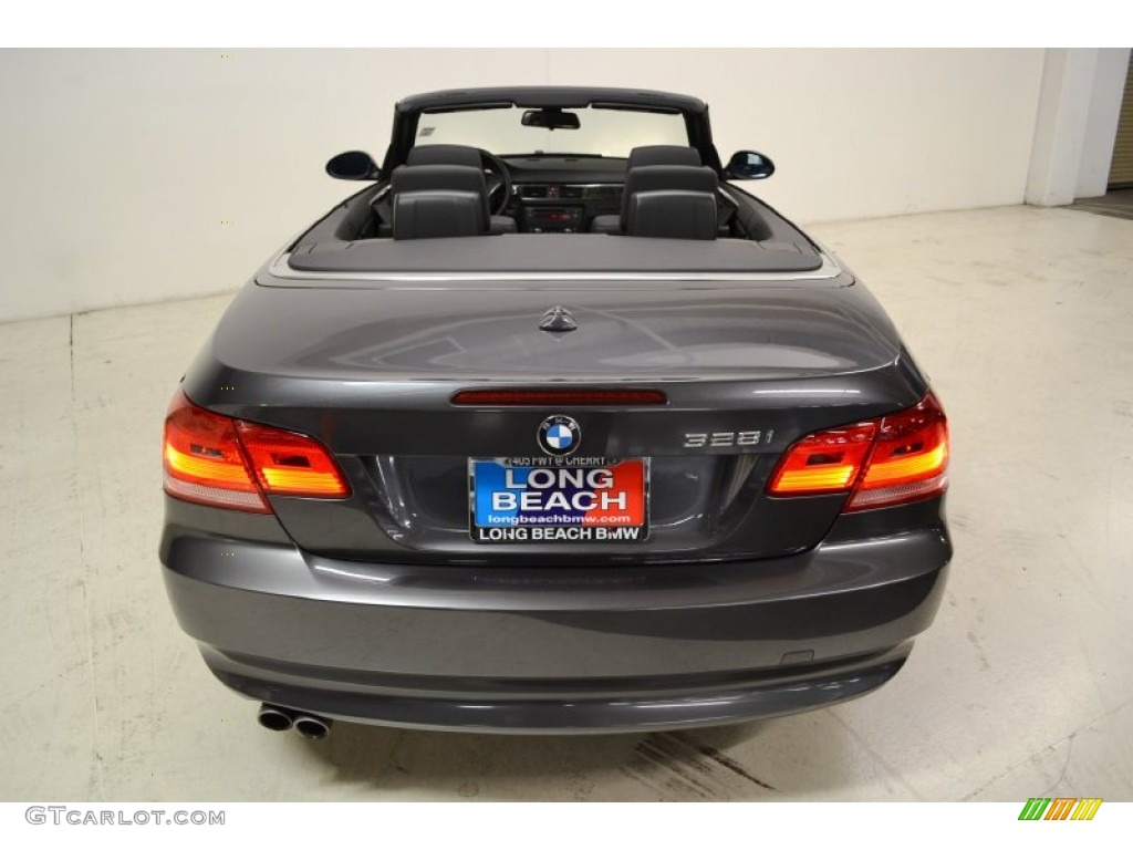 2008 3 Series 328i Convertible - Sparkling Graphite Metallic / Black photo #6