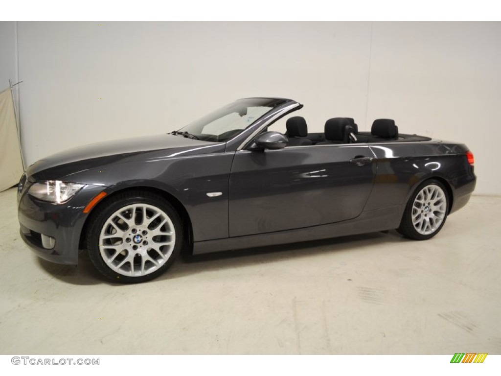 2008 3 Series 328i Convertible - Sparkling Graphite Metallic / Black photo #8