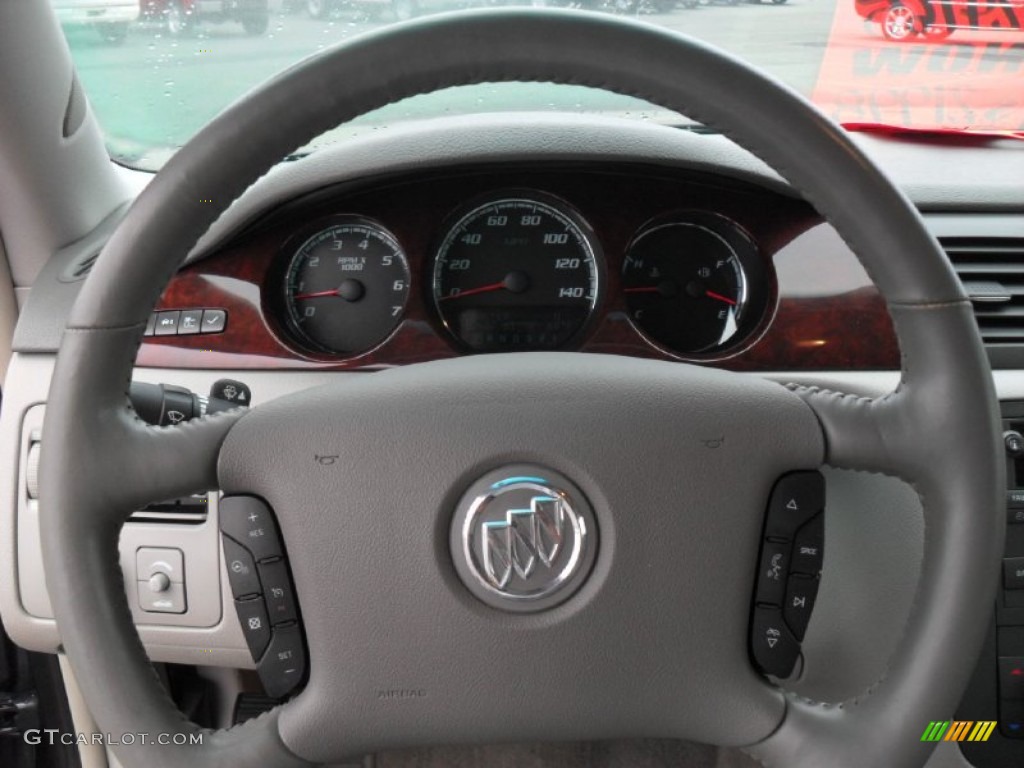 2009 Buick Lucerne CXL Titanium Steering Wheel Photo #54565638