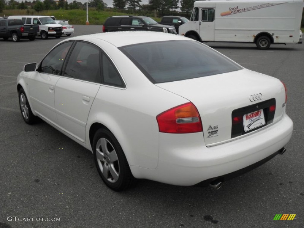 2003 A6 3.0 quattro Sedan - Polar White / Platinum photo #2