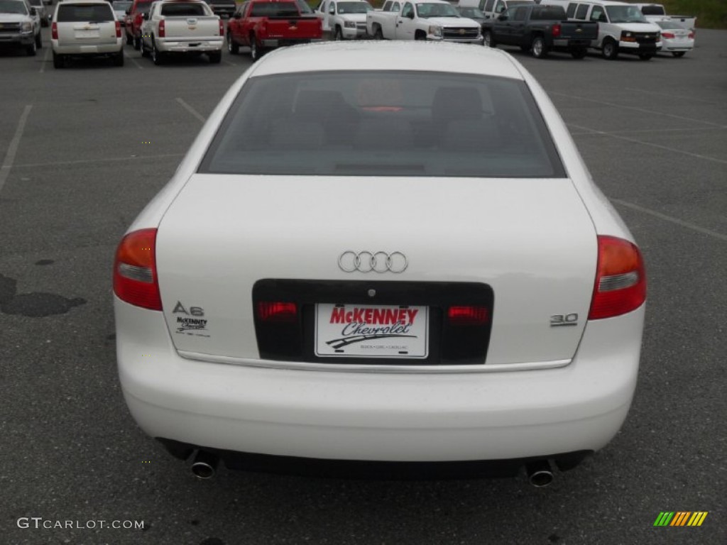 2003 A6 3.0 quattro Sedan - Polar White / Platinum photo #3
