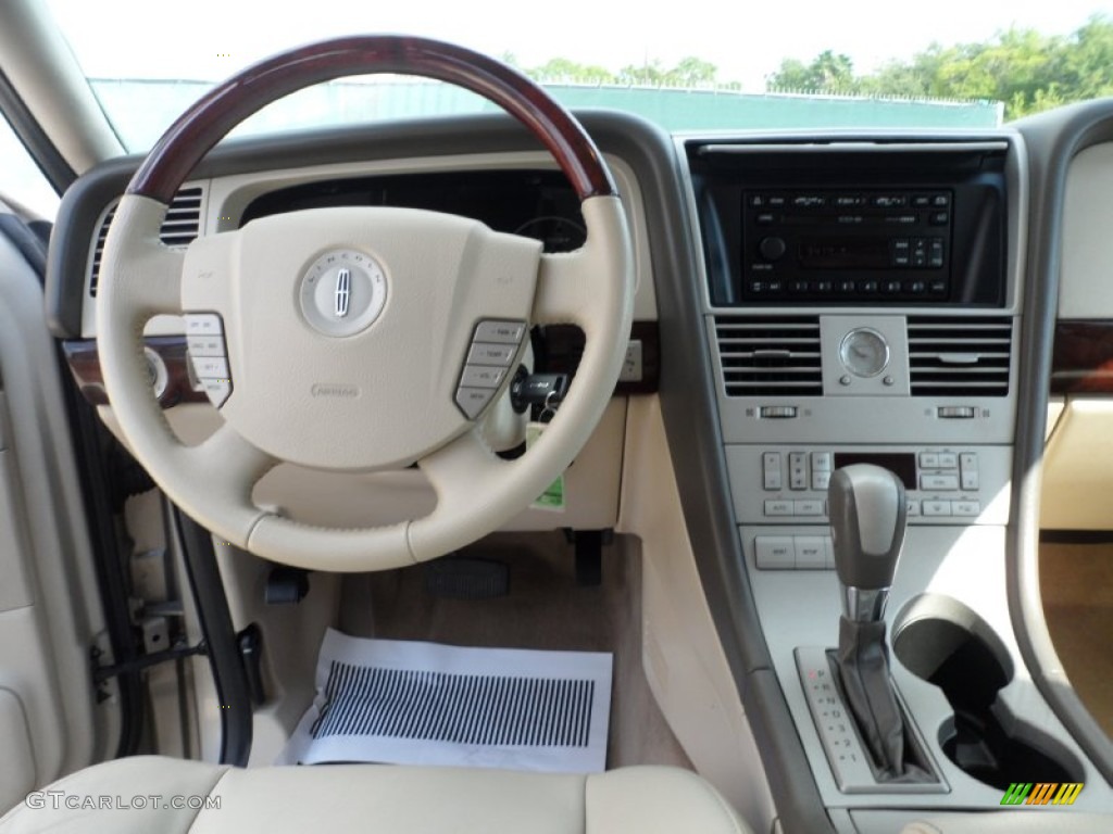 2004 Lincoln Aviator Luxury Light Parchment Dashboard Photo #54566372