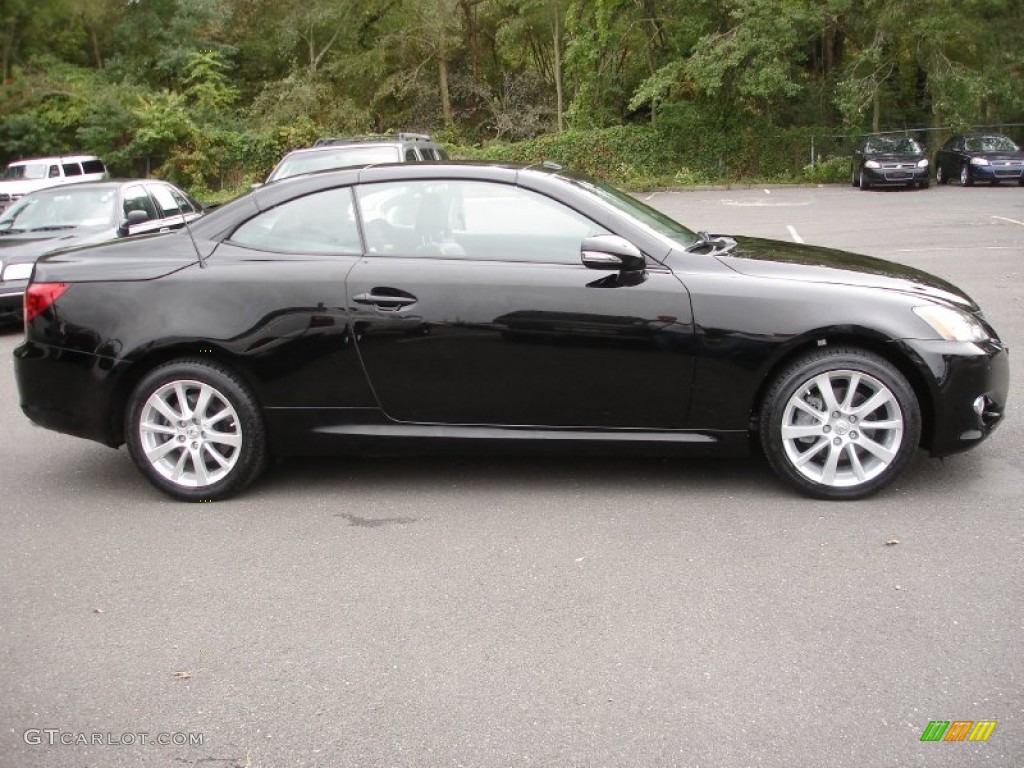 Obsidian Black 2010 Lexus IS 250C Convertible Exterior Photo #54566562