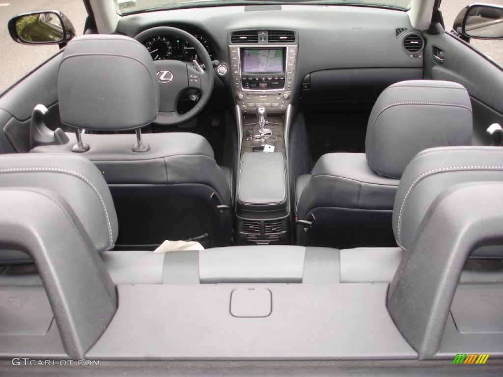 Black Interior 2010 Lexus IS 250C Convertible Photo #54566616