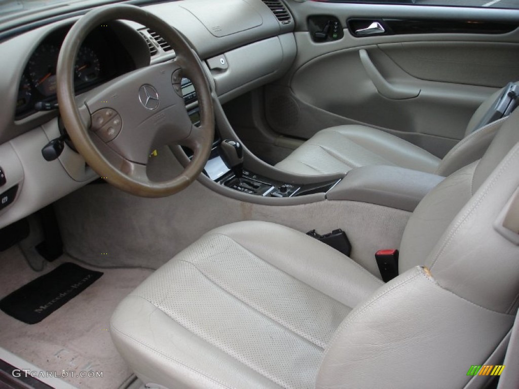 Oyster Interior 2002 Mercedes-Benz CLK 430 Coupe Photo #54566754
