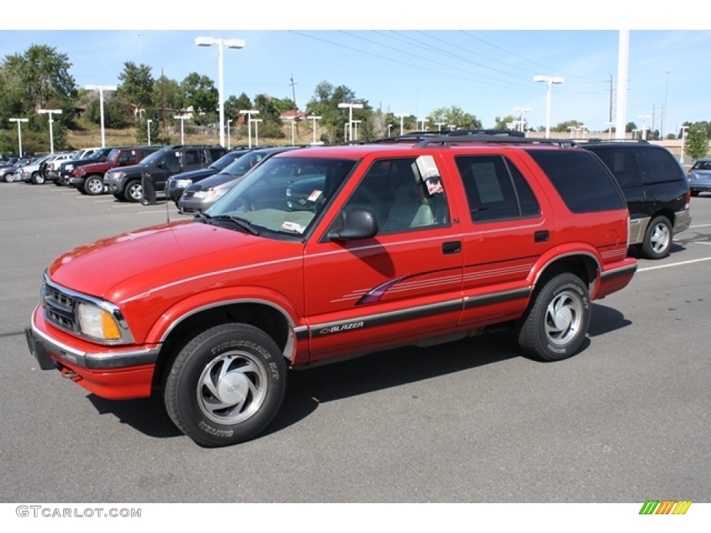Apple Red 1997 Chevrolet Blazer 4x4 Exterior Photo #54566821