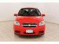 2010 Victory Red Chevrolet Aveo LT Sedan  photo #2