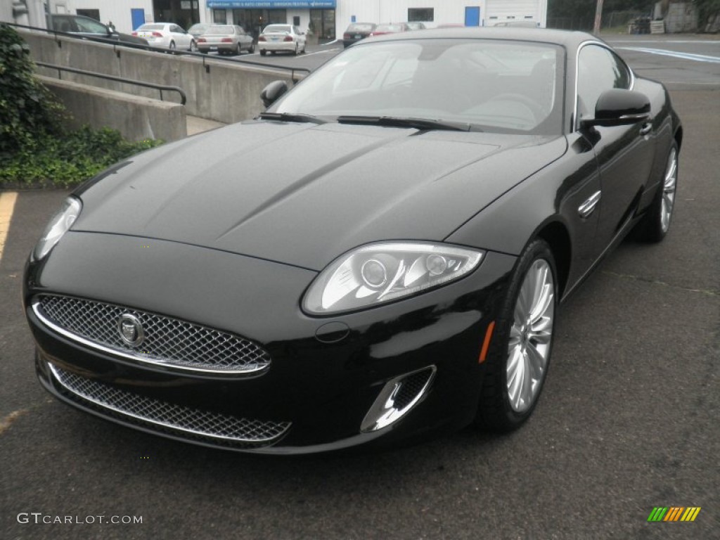 Ebony Black 2012 Jaguar XK XK Coupe Exterior Photo #54567948