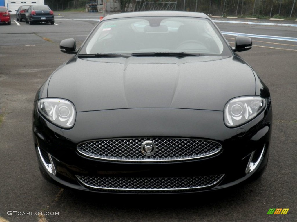 2012 XK XK Coupe - Ebony Black / Warm Charcoal/Warm Charcoal photo #3