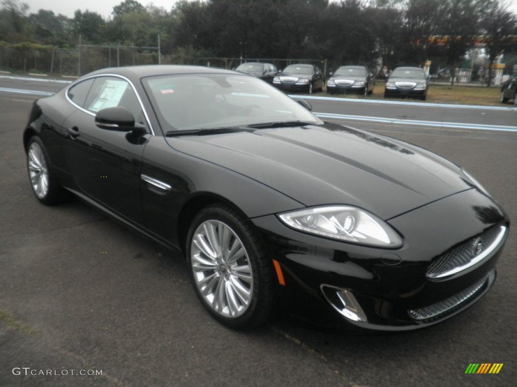 Ebony Black 2012 Jaguar XK XK Coupe Exterior Photo #54567966