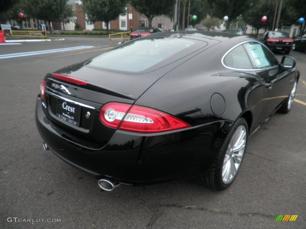 2012 XK XK Coupe - Ebony Black / Warm Charcoal/Warm Charcoal photo #5