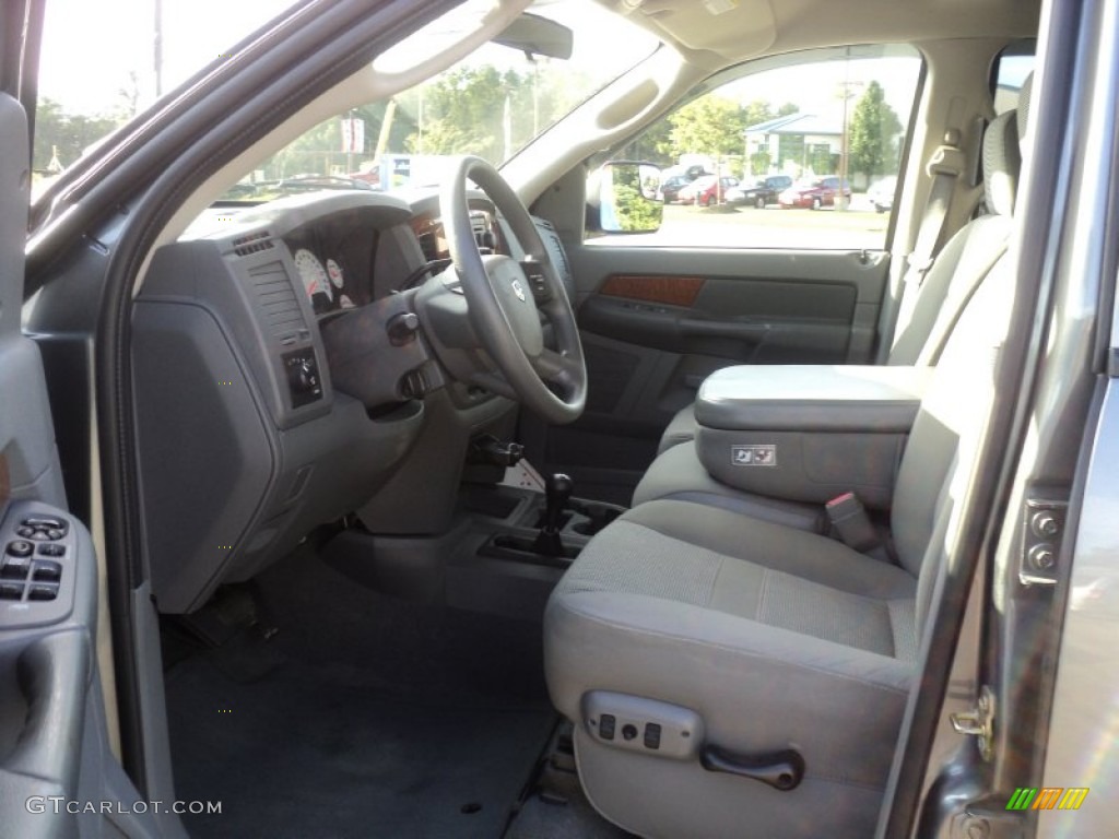 Medium Slate Gray Interior 2006 Dodge Ram 2500 SLT Quad Cab 4x4 Photo #54568761