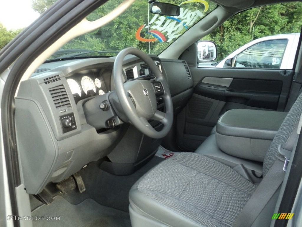 Medium Slate Gray Interior 2008 Dodge Ram 1500 SLT Quad Cab 4x4 Photo #54568860