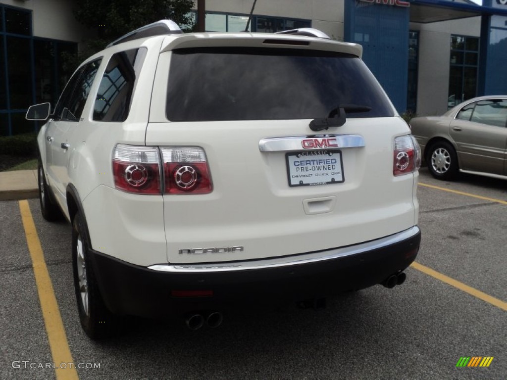 2008 Acadia SLT - Summit White / Ebony photo #3