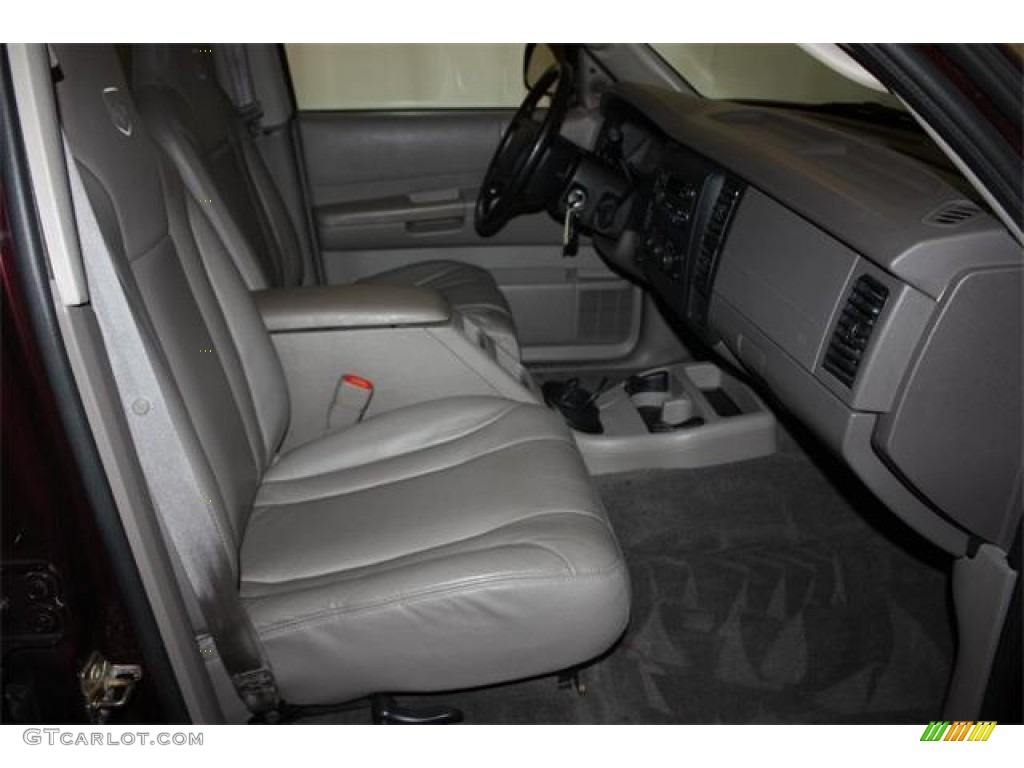 2004 Dakota SLT Quad Cab 4x4 - Deep Molten Red Pearl / Dark Slate Gray photo #13