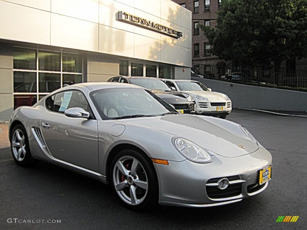 Arctic Silver Metallic 2008 Porsche Cayman S Exterior Photo #54570881