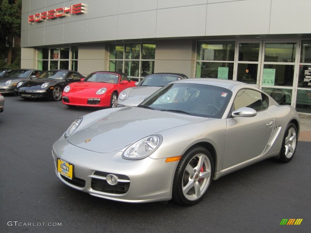 Arctic Silver Metallic 2008 Porsche Cayman S Exterior Photo #54570919