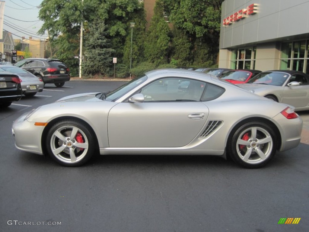 Arctic Silver Metallic 2008 Porsche Cayman S Exterior Photo #54570936