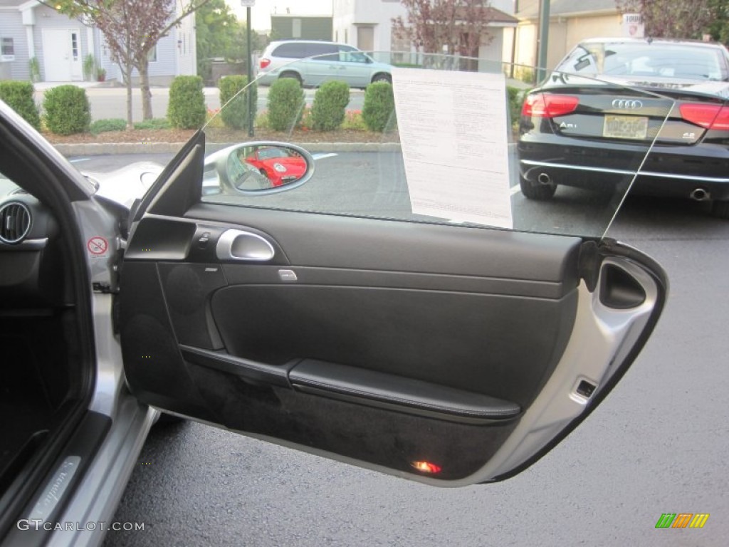 2008 Porsche Cayman S Black Door Panel Photo #54571033