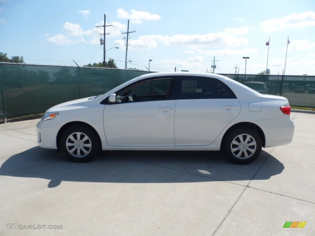 2011 Corolla LE - Super White / Ash photo #6