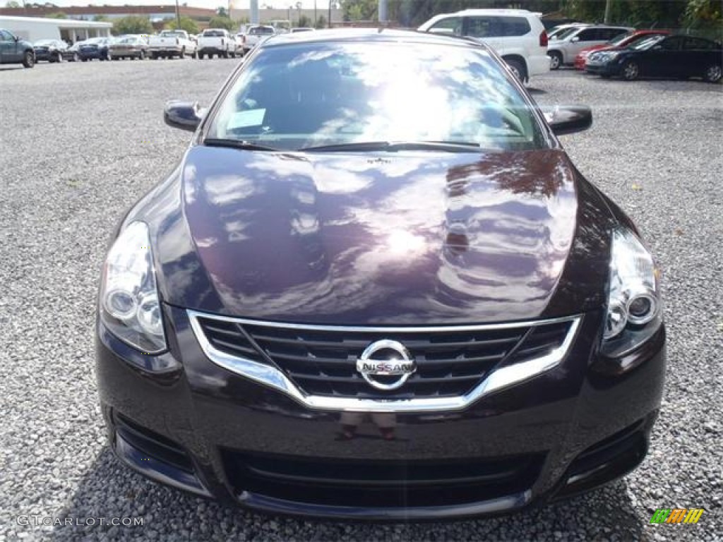 2012 Altima 2.5 S Coupe - Crimson Black / Charcoal photo #5