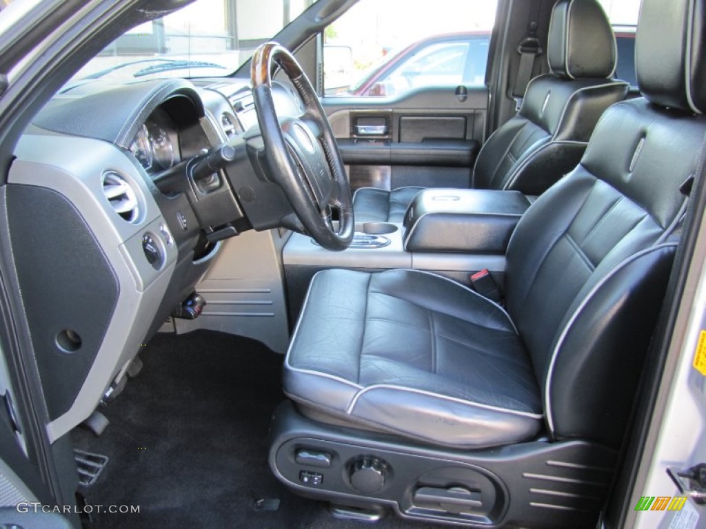 Ebony/Dove Grey Interior 2007 Lincoln Mark LT SuperCrew 4x4 Photo #54572046