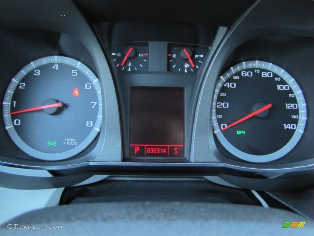 2010 GMC Terrain SLT AWD Gauges Photo #54572380