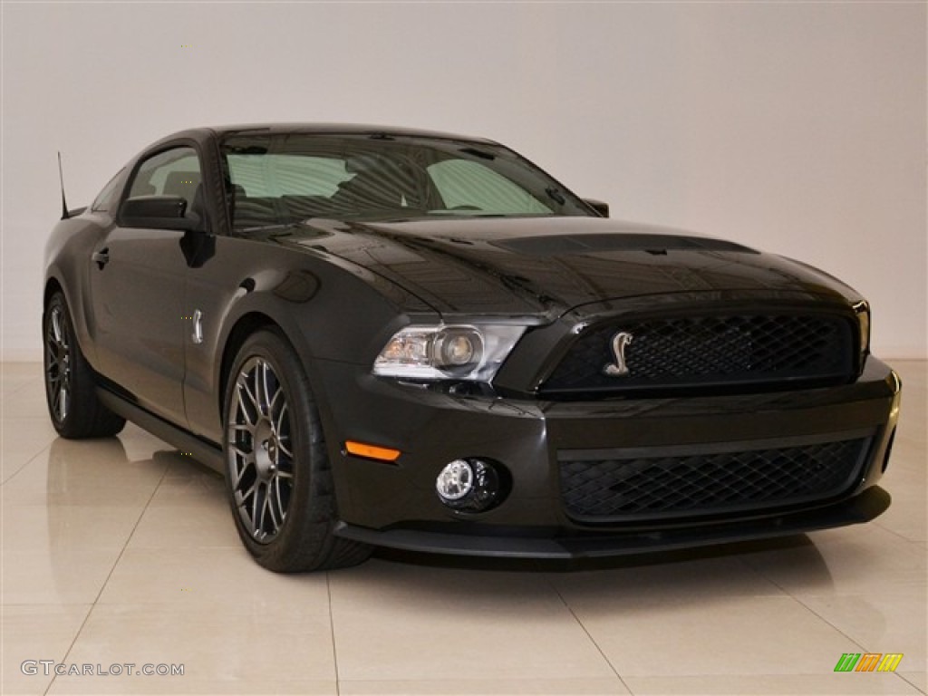 2011 Mustang Shelby GT500 SVT Performance Package Coupe - Ebony Black / Charcoal Black/Black photo #4