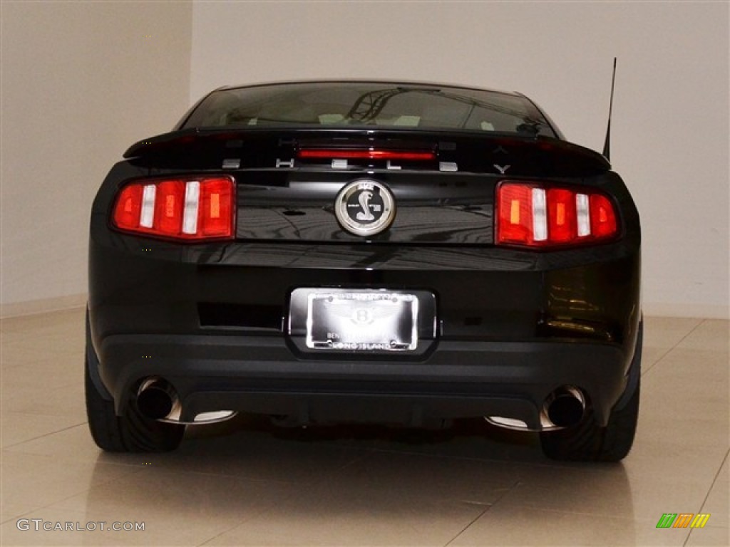 2011 Mustang Shelby GT500 SVT Performance Package Coupe - Ebony Black / Charcoal Black/Black photo #6