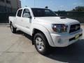 Super White - Tacoma V6 TRD Sport Double Cab 4x4 Photo No. 1