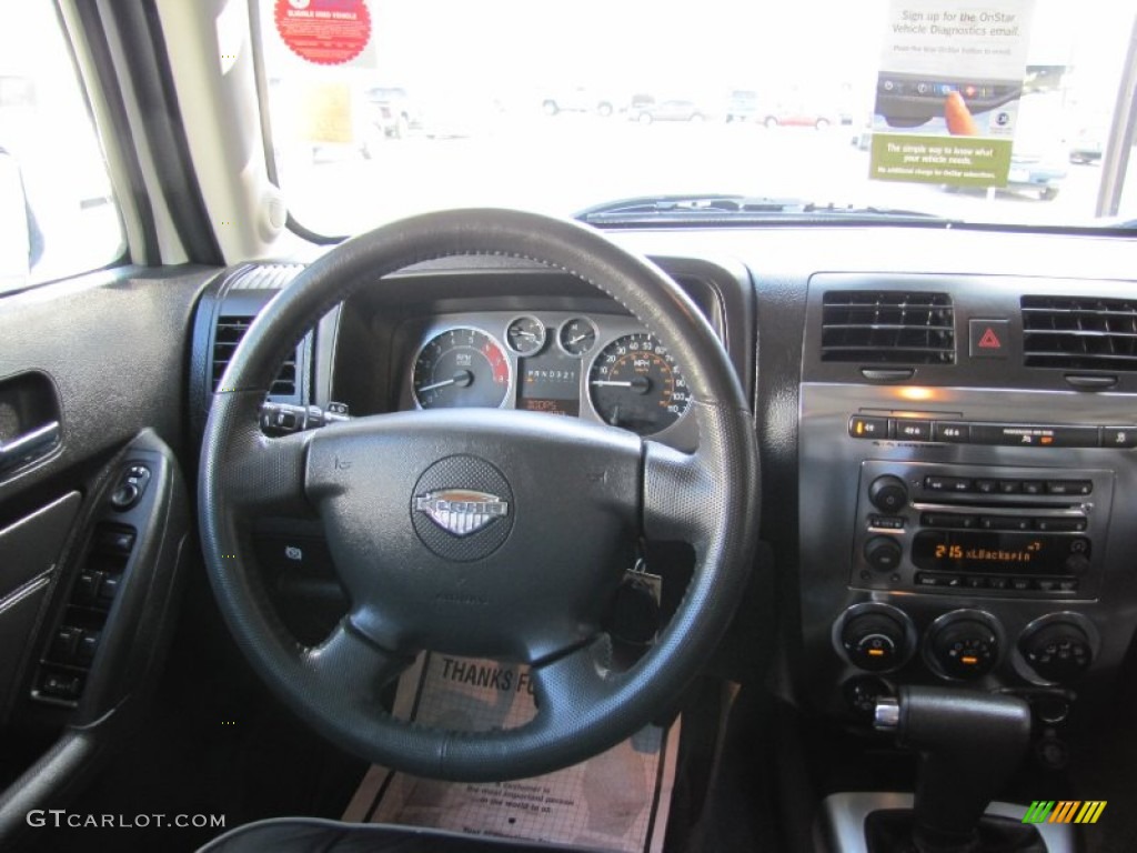 2010 Hummer H3 Alpha Ebony/Pewter Dashboard Photo #54572894