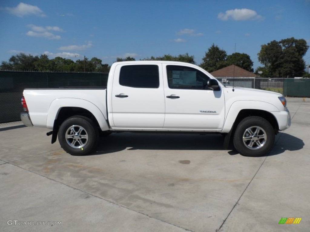 Super White 2012 Toyota Tacoma V6 SR5 Prerunner Double Cab Exterior Photo #54573242