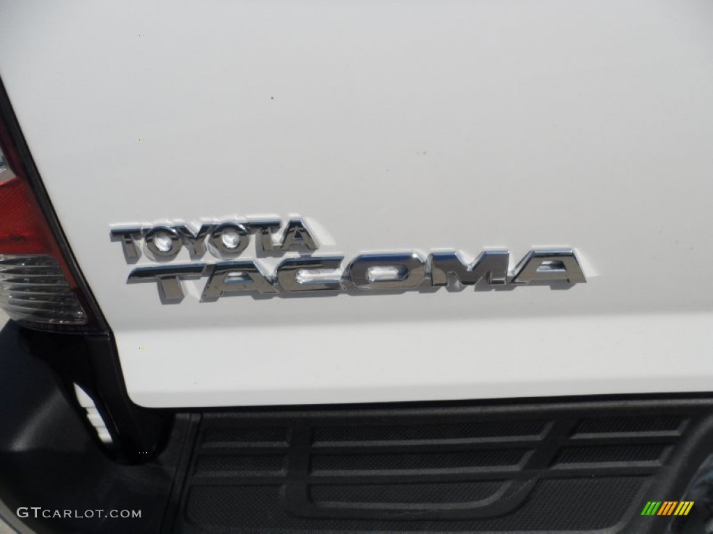 2012 Tacoma V6 SR5 Prerunner Double Cab - Super White / Graphite photo #15
