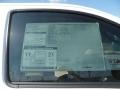 2012 Toyota Tacoma V6 SR5 Prerunner Double Cab Window Sticker