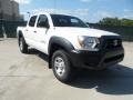 Super White 2012 Toyota Tacoma V6 Prerunner Double Cab Exterior