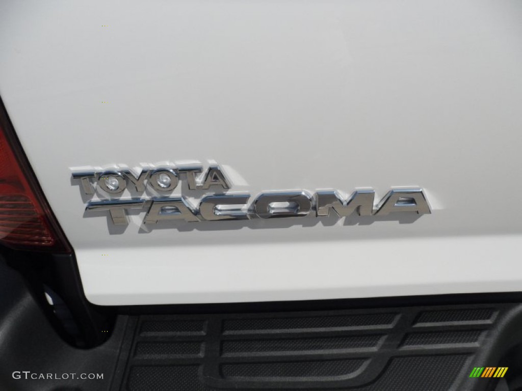 2012 Tacoma V6 Prerunner Double Cab - Super White / Graphite photo #15