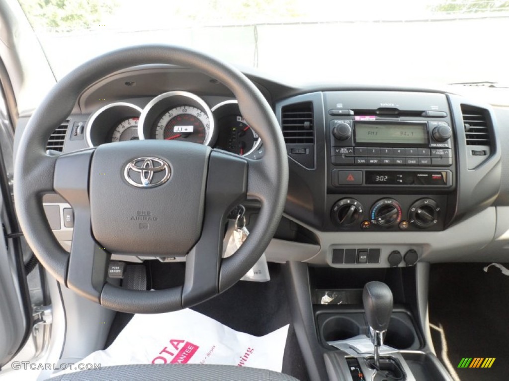 2012 Toyota Tacoma V6 Prerunner Access cab Graphite Dashboard Photo #54573795