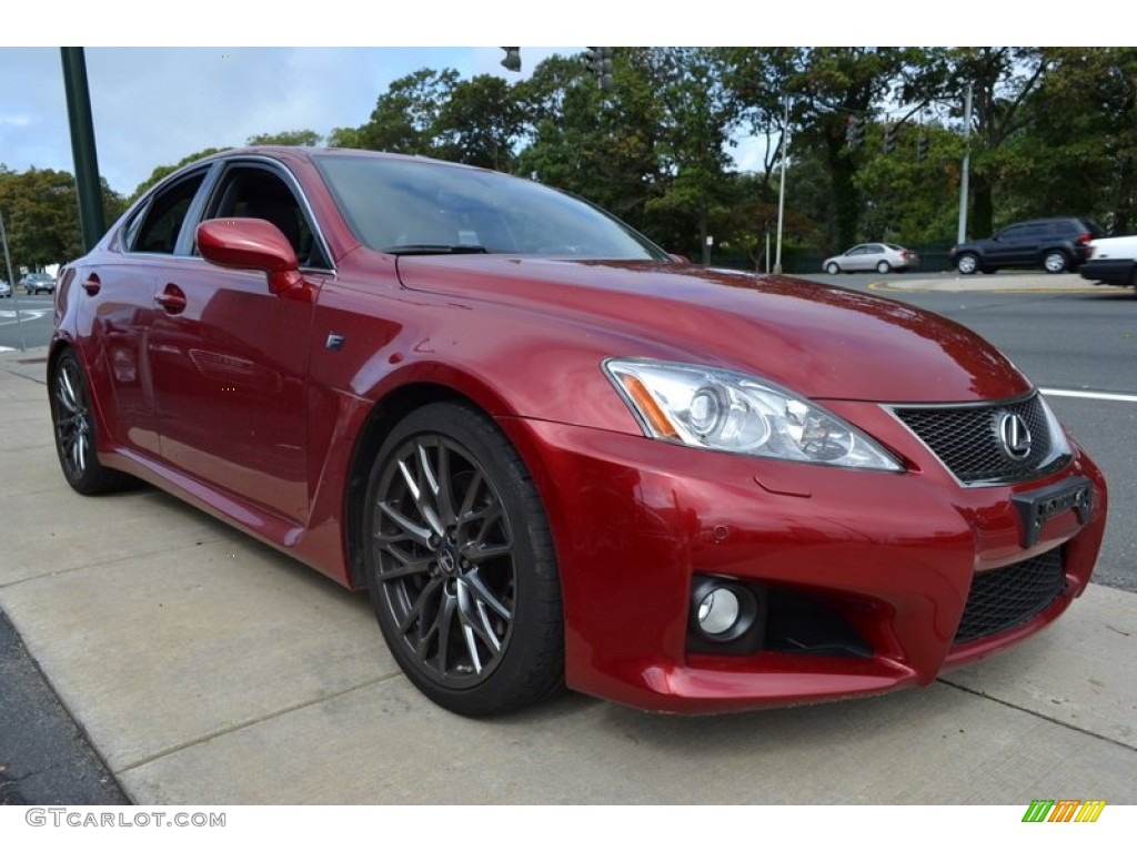 Matador Red Mica 2010 Lexus IS F Exterior Photo #54575445