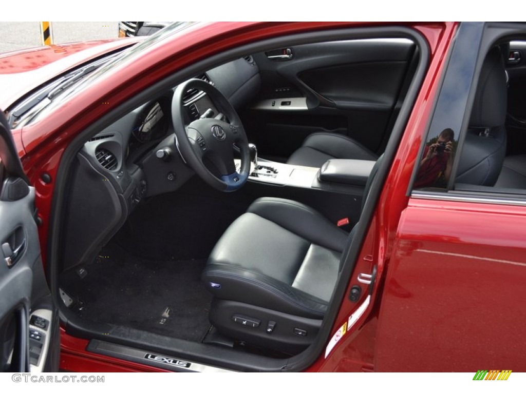 Black Interior 2010 Lexus IS F Photo #54575467