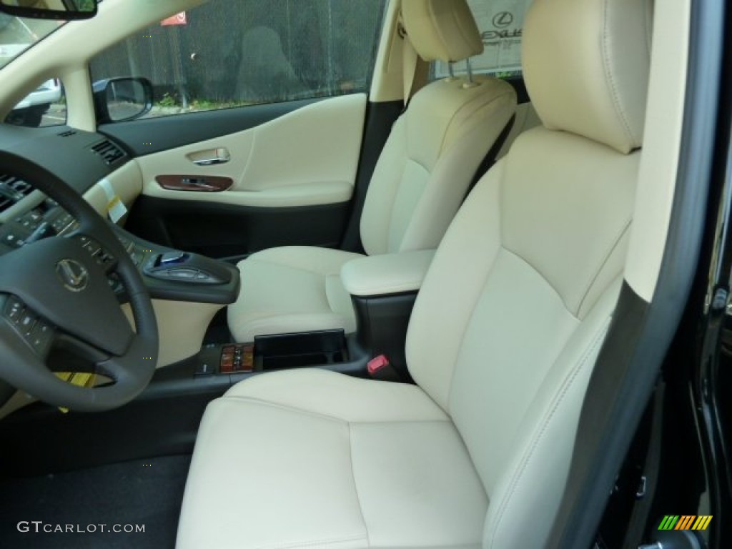 2011 HS 250h Hybrid Premium - Obsidian Black / Parchment/Brown Walnut photo #9