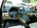 Parchment/Brown Walnut 2011 Lexus HS 250h Hybrid Premium Dashboard