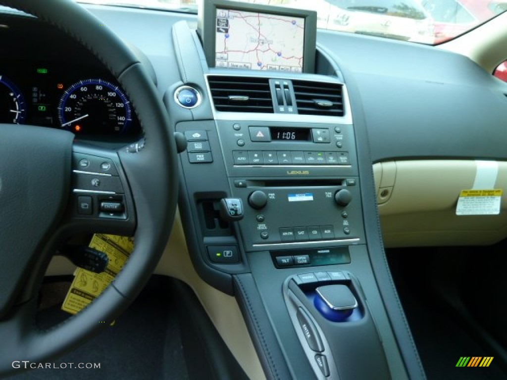 2011 HS 250h Hybrid Premium - Obsidian Black / Parchment/Brown Walnut photo #17