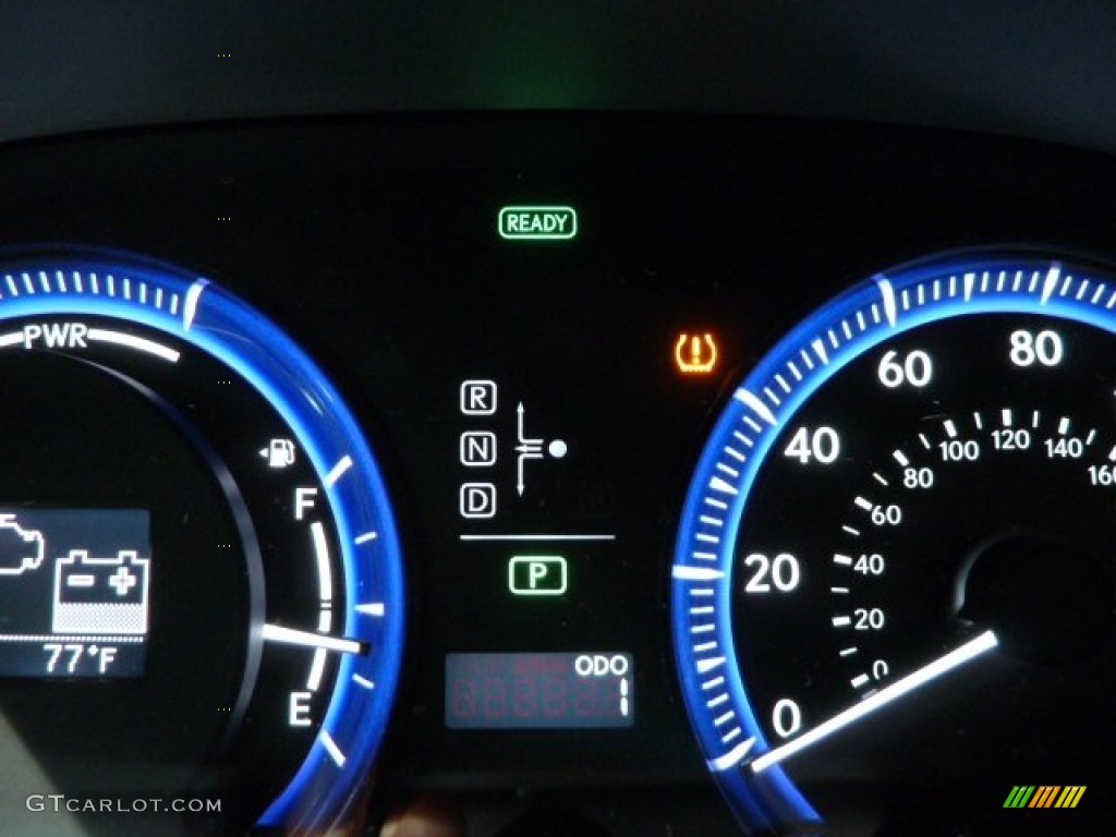 2011 HS 250h Hybrid Premium - Obsidian Black / Parchment/Brown Walnut photo #18