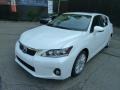 Starfire White Pearl 2011 Lexus CT 200h Hybrid Premium Exterior