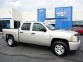 2008 Silver Birch Metallic Chevrolet Silverado 1500 LT Crew Cab 4x4  photo #1