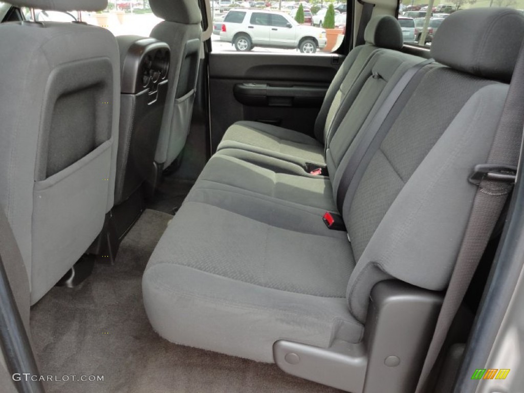 Ebony Interior 2008 Chevrolet Silverado 1500 LT Crew Cab 4x4 Photo #54576321