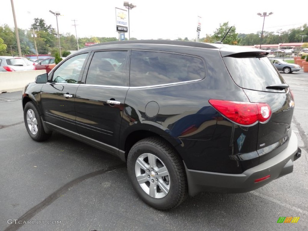 2012 Traverse LT AWD - Black Granite Metallic / Ebony photo #5