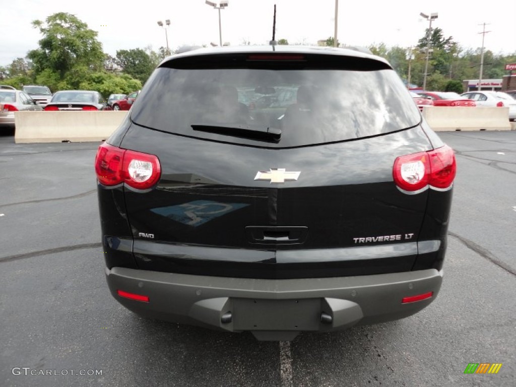 2012 Traverse LT AWD - Black Granite Metallic / Ebony photo #6