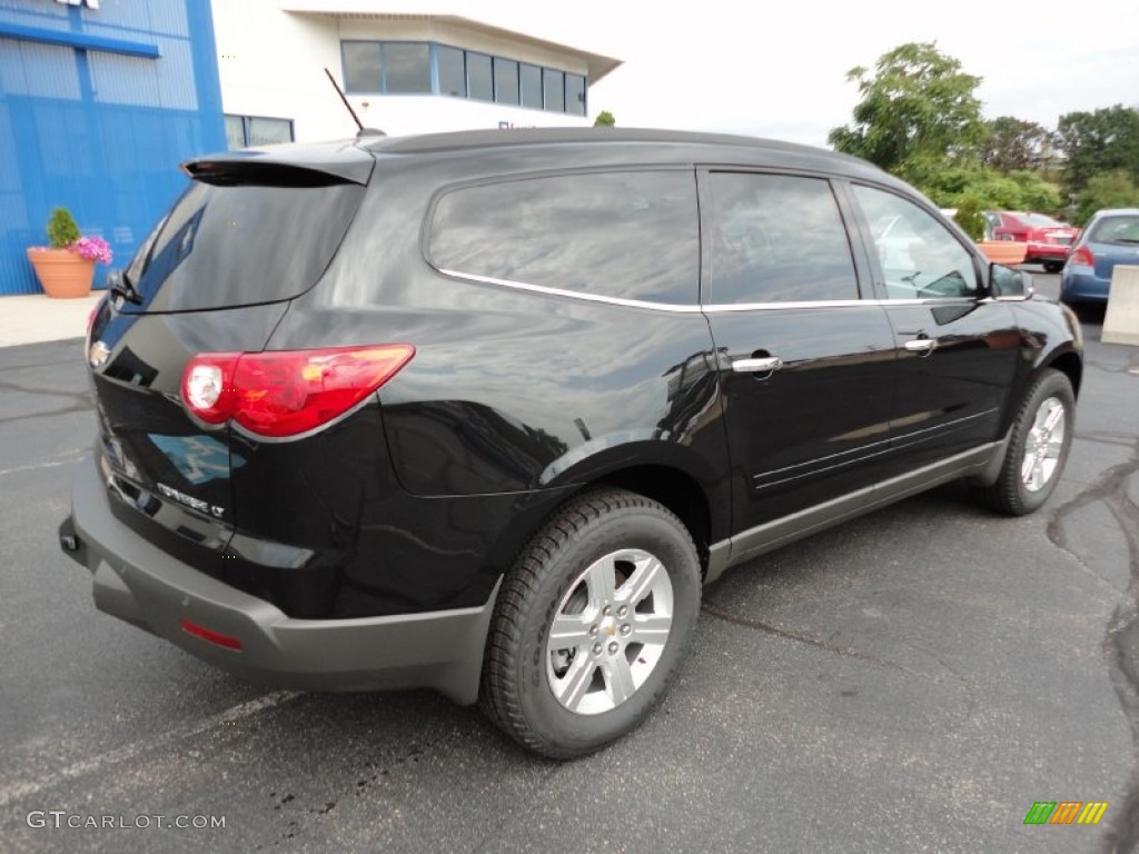 2012 Traverse LT AWD - Black Granite Metallic / Ebony photo #7
