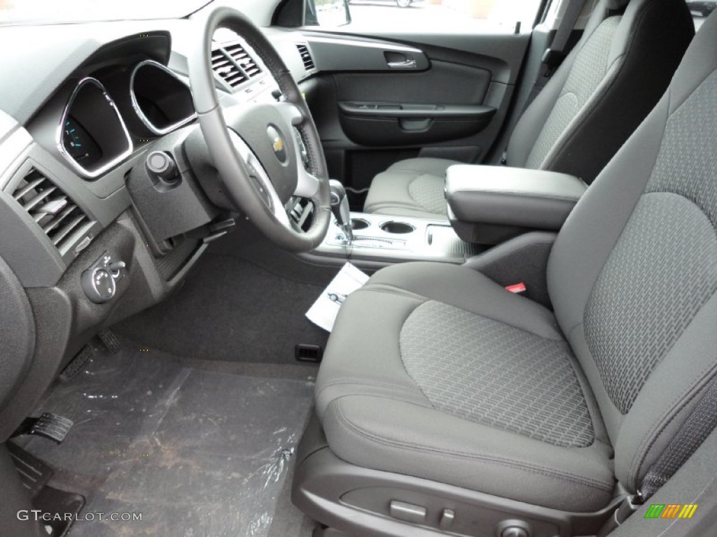 Ebony Interior 2012 Chevrolet Traverse LT AWD Photo #54576369